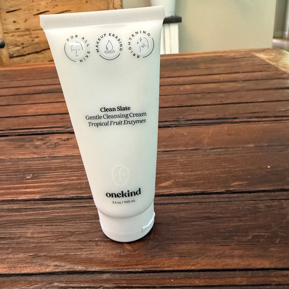 Onekind Clean Slate Gentle Cleansing Cream Tropical Fruit Enzyme 3.4oz 100mL NEW